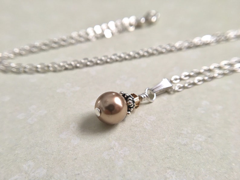 Swarovski Pearl Necklace Graduation Gift Anniversary Etsy