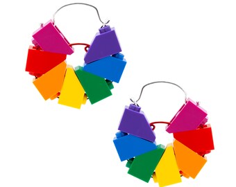 Rainbows Mini Hoop Earrings