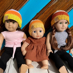 Candy Corn Doll Hat