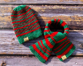 Christmas Scarf & Hat Set