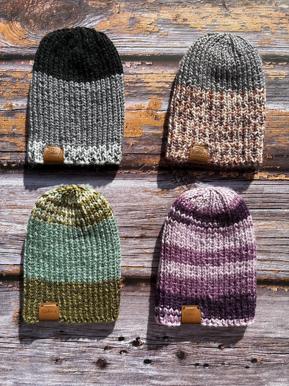 Striped Scarf & Hat Set - Etsy display picture 3