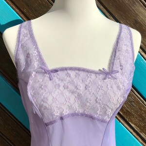Vintage Purple Nightgown/Slip - Lacy - Sexy