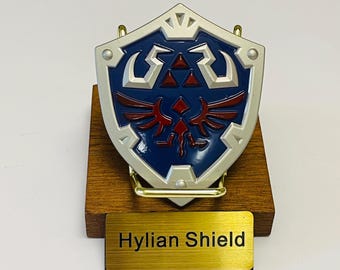 ハイリアの盾 - ゼルダの実物大1:1金属レプリカ BOTW、TOTK、オカリナ