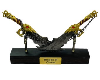 Blades of Chaos Metal Replica | Kratos Sword Letter Opener | God of War  Gift