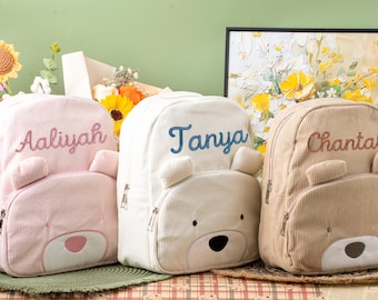 Mochila infantil personalizada con bordado, regreso a clases, mochila personalizada, mochila para niños, mochila para niños pequeños, regalo para niños, mochila