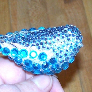 Silver-Blue Snowbird ornament