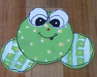 Garden Critter frog pin