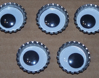 wiggle eye decorative bottle cap thumb tacks