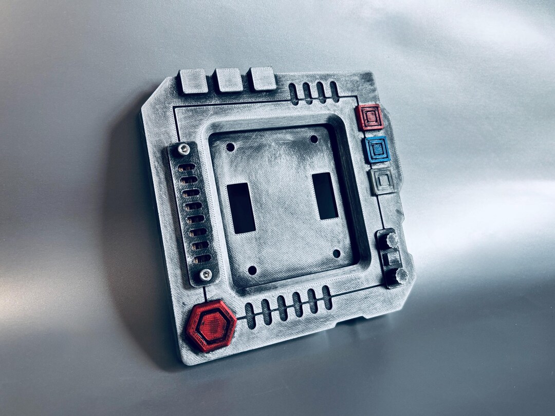 Double Toggle - Control Panel Light Switch Cover - Etsy