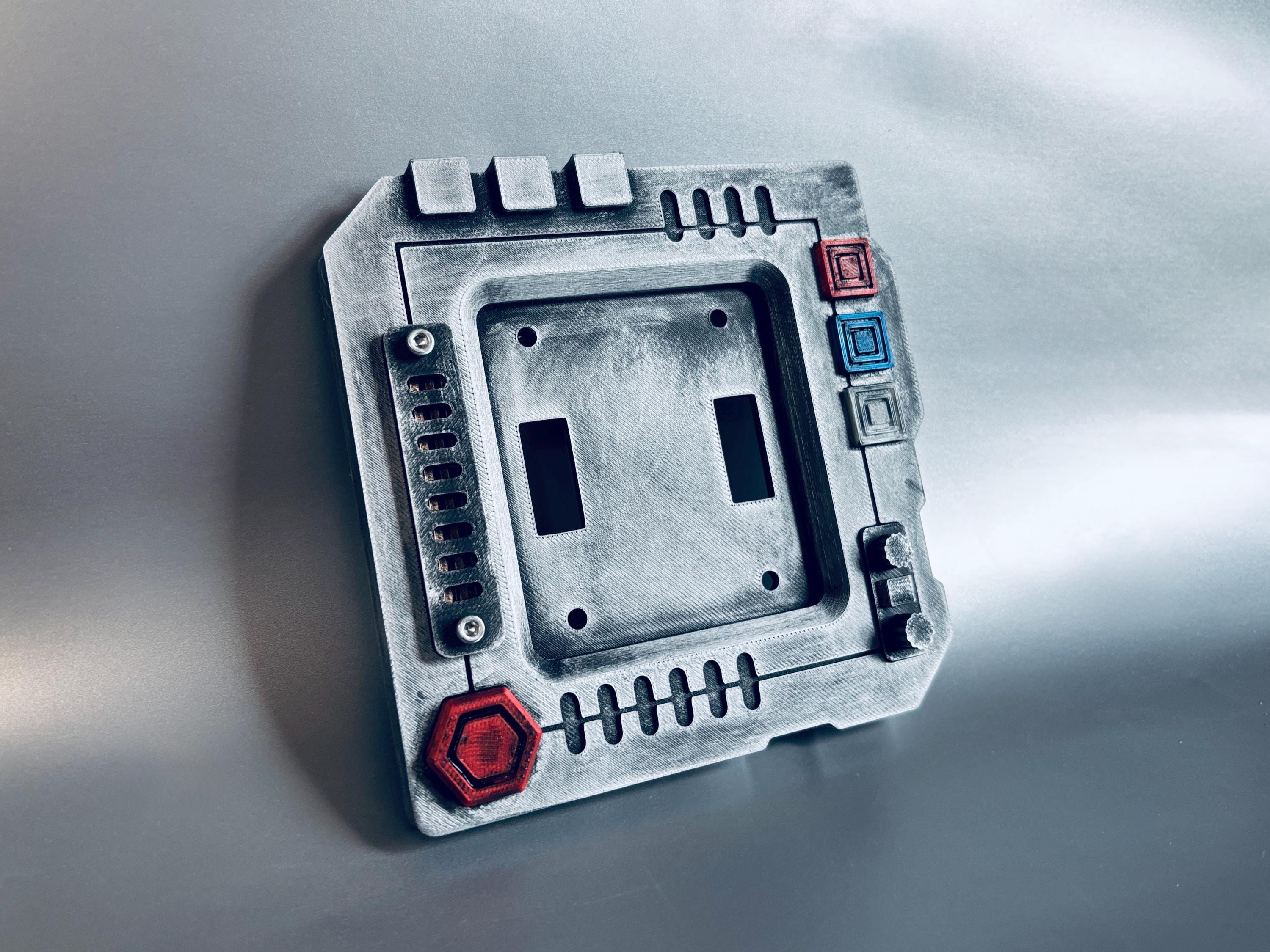 Double Toggle - Control Panel Light Switch Cover - Etsy