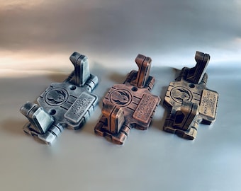 Wall Mount Lightsaber Stand & Nameplate Display
