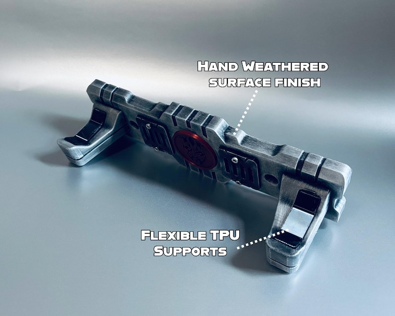 Lightsaber Wall Mount Display Stand - Darth Maul immagine 2