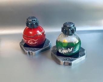 Cola Thermal Detonator Bottle - Display Stand Coaster