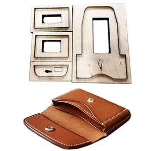 Stampo per fustellatura fai da te per borse in pelle, set di fustelle per punzonatura in pelle fai da te, set di utensili Kraft per artigianato in pelle, fustella natalizia