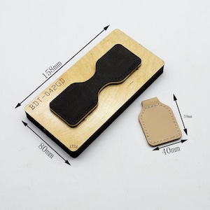 Keychain Pendant Leather Cutting Die, DIY Leather Punch Die, Leather Craft Tools, Handmade Leather Gifts