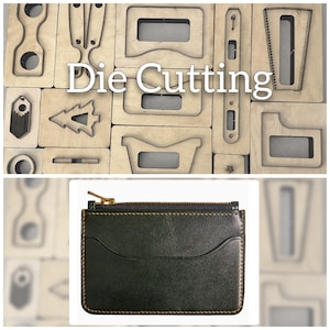 Mini Kartenhalter Leder Schneiden Stanzen DIY Kartenhalter Leder Stanzen Die Set Leder Handwerk Kraftpapier-Werkzeug-Set