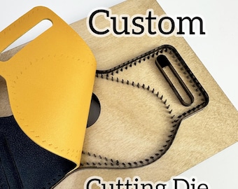 Custom Leather Cutting Dies – Precision Craft Tools for DIY Leather Projects, Handmade Leather Goods, Felt, Fabric & Paper Sizzix Compatible
