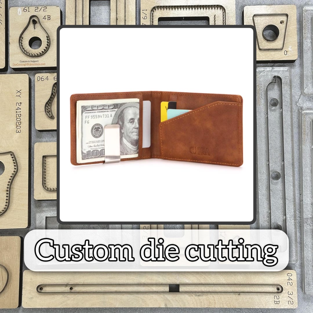 Premium Wallet Metal Cutter, Card Holder Leather Craft Punch Tool ...