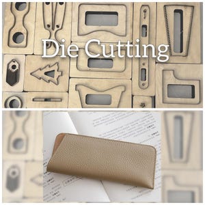 Sac à lunettes en une pièce, découpe du cuir, sac à lunettes en cuir, matrice de découpe, artisanat du cuir, outils en papier kraft, sac à lunettes en une pièce