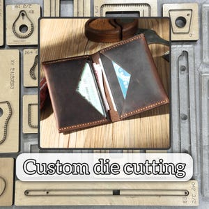 Porte-cartes multifonctionnel, moule de découpe en cuir/moule de couteau de précision en cuir/outil de poinçonnage en acier et métal/lame artisanat en papier kraft