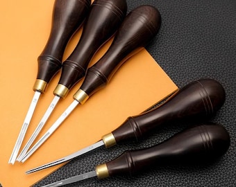 Ebony Leather Edge Beveler/Leather Edge ToolLeather edge bevelers- Leather trimming tools