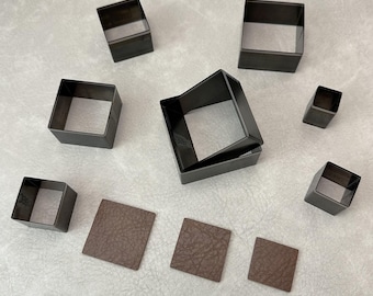 Custom Square Steel Leather Cutting Die, Square Design Leather Punch Die Cut Mold,Steel Leather Crafts Kraft Tool