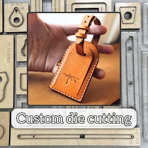 Jeu de matrices de découpe de précision - Pour cartes d'embarquement, outils de découpe en acier pour le cuir, étiquettes de bagage faites main, matrices de perforation en métal pour cuir