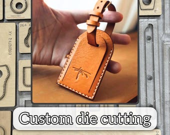Precision Cutting Die Set - For Boarding Passes, Leather Craft Steel Cutting Tools, Handmade Luggage Tags Leather Metal Punching Dies