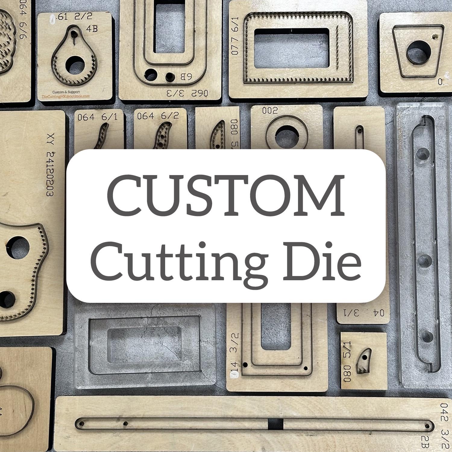 Free of customs duties Custom Cutting Die for Wallets, Personalized Punch Mold for Leathercraft Projects, Optional with Sizzix Big Shot