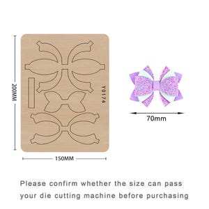 Matriz de corte de arco/Matriz de corte Sizzix/Arco svg/Ferramentas manuais/Matriz de corte de couro personalizada