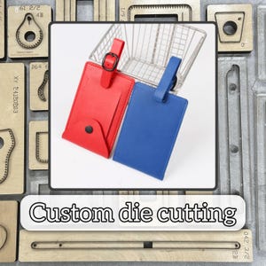 Jeu de matrices de découpe haut de gamme - Pour carte d'embarquement de voyage, outils de découpe en acier pour maroquinerie, étiquettes de bagage faites main en cuir