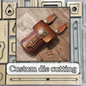Outdoor waist bag leather cutting die-best gift for father/wallet leather precision metal knife die/handmade leather punching tool