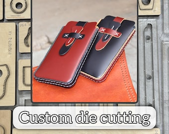 Creative waist bag mobile phone bag leather metal die cutting mold/custom steel ruler die cutting mold/handmade leather craft punching tool