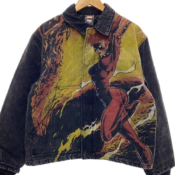 MARVEL X HUF Dark Phoenix Medium Cotton Work Jacket X-men