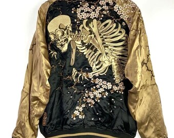 Shin Dragon - Bomber Leather Jacket - Unisex - Sukajan
