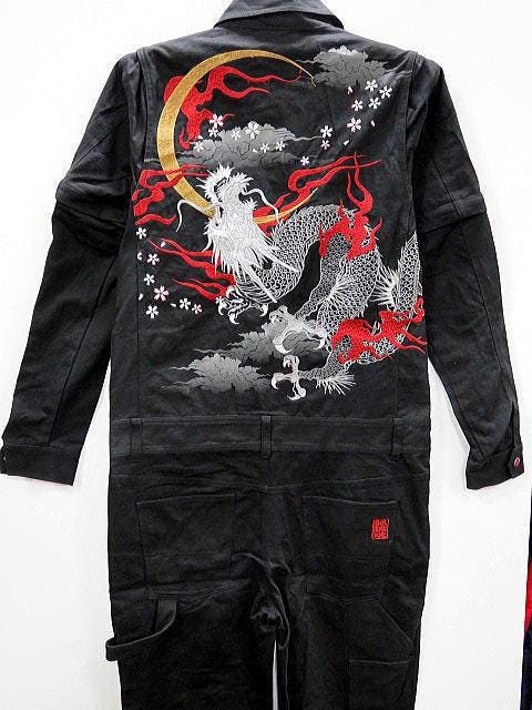 スカジャン 龍トラ 一心如鏡 中綿なし 83403ryutora ピンク M寸