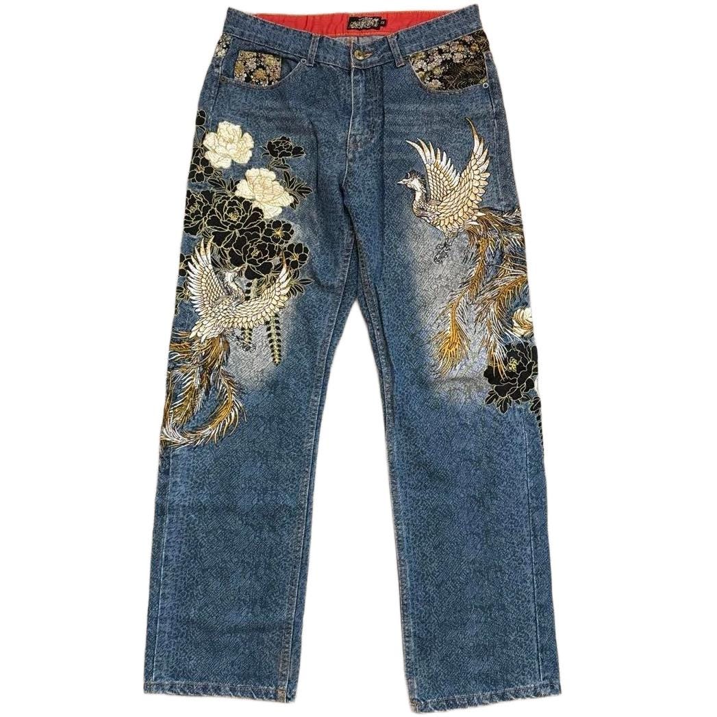 【BAON】bukui brushed denim pants Straight Six Men's Jeans in Sanded Light Blue – Buffalo Jeans