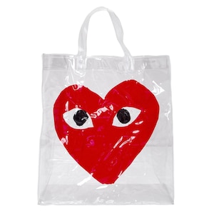 NWT Comme des Garcons CDG Black Market Allover Logo Tote Bag