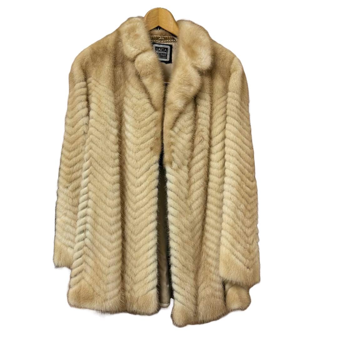 ジャケット・アウター SAGA MINK Shared Mink Fur Coat Size F Saga Mink Fur Coat – Minkas Furs