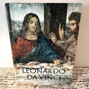 Leonardi Da Vinci Coffee Table Art Book | Published by Reynal & Company, New York, 1956 | Illustrations, Color Plates | Renaissance Artist