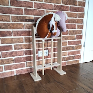 Hobby Horse Stable Barn, Hobby horse stand, Hobby Horse stall stable for kids, wooden hobby horse stand