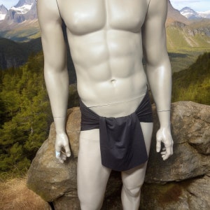Handmade Subligaculum: Faux Suede Loincloth for Cosplay and LARP