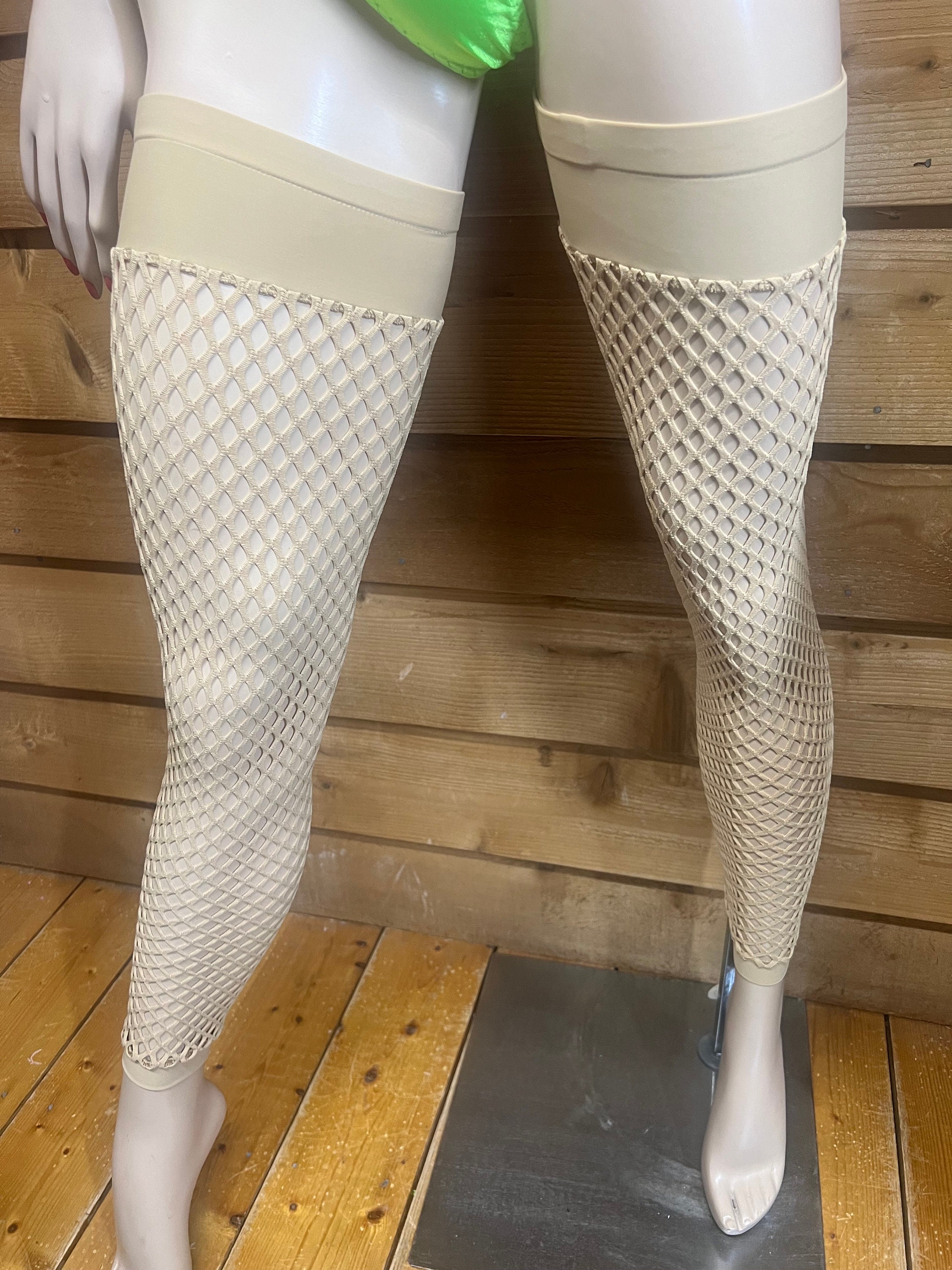 Goth christmas white black fishnet tights | tattered & torn tights goth  tights | fishnet stockings fishnet le… | Black fishnet tights, Fishnet  leggings, Goth tights