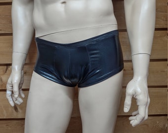 Men's black booty shorts