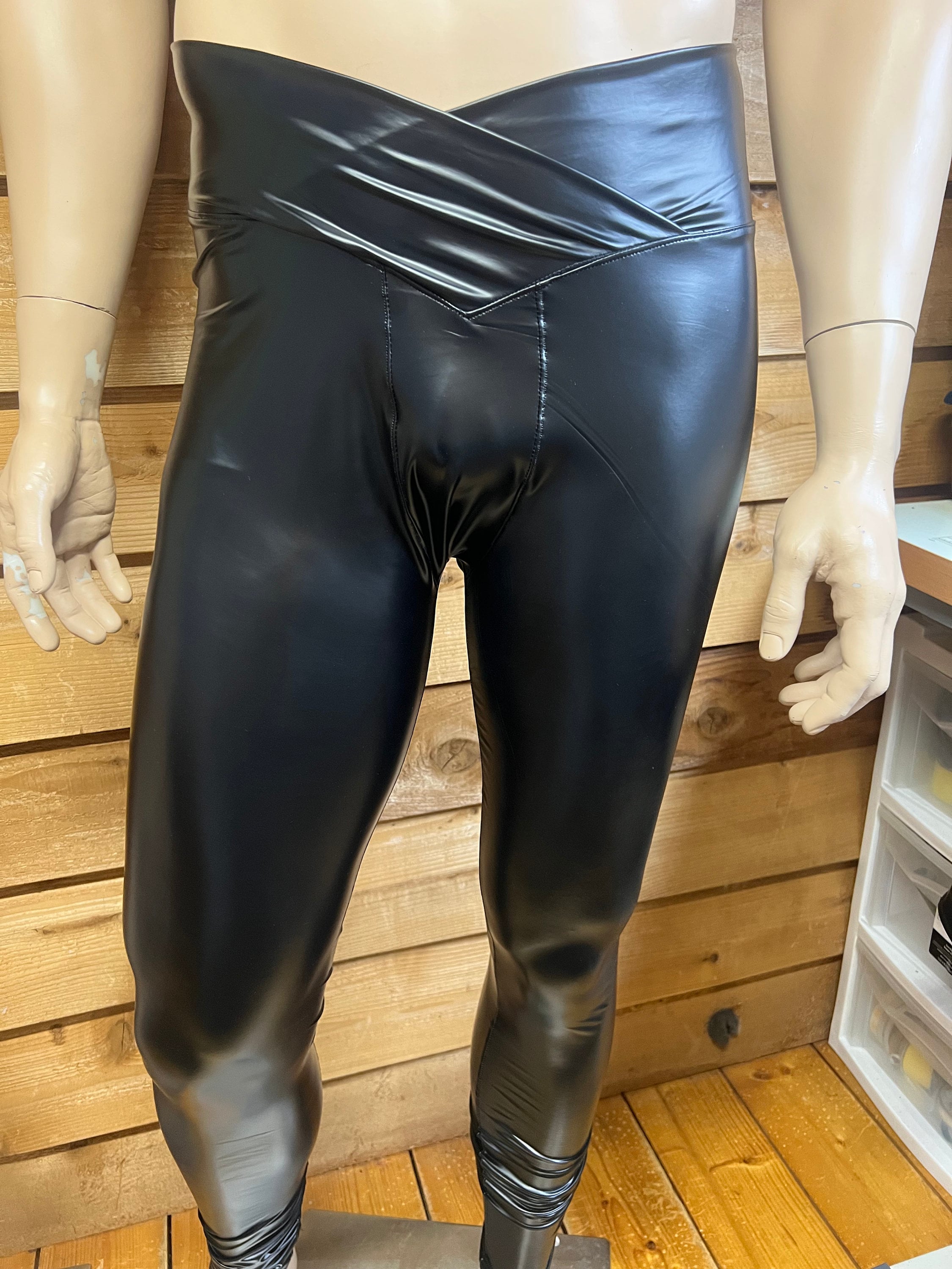 Shiny Leather Pants 