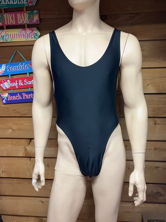 Men s Black Leotard Bodysuit Etsy Singapore