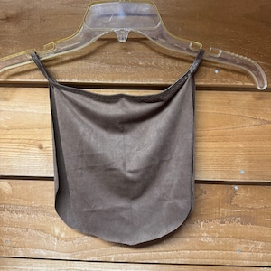 Loincloth brown faux suede
