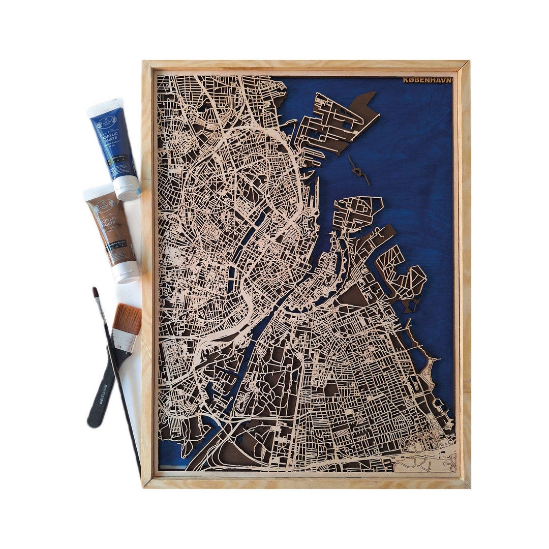 City Map Wall Art 5th Anniversary - Il 1080xN.6054782911 82j9