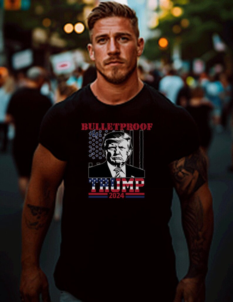Trump Rally Shirt America Stand With Trump Trump 2024 Menswear Crewneck ...