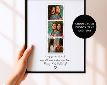 Personalized Best Friend Birthday Gift, Custom Best Friend Prints, Soul Sister Photo Print